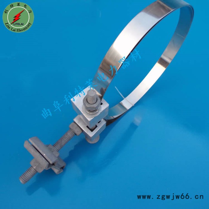 供应杆用引下线夹光缆引下夹具抱箍型引下夹具图5