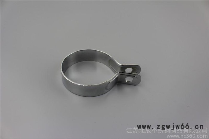 定做不锈钢非标卡箍 异型喉箍开模定做 不锈钢非标喉箍管卡加工图2