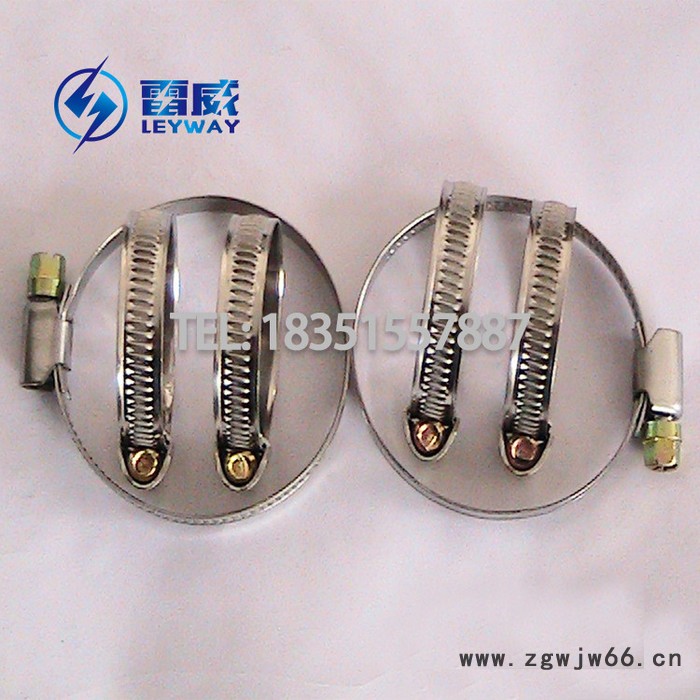 201/304/316 不锈钢德式喉箍全钢 半钢德式卡箍 管道抱箍 管卡 9mm带宽图4