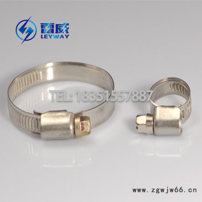 201/304/316 不锈钢德式喉箍全钢 半钢德式卡箍 管道抱箍 管卡 9mm带宽图7