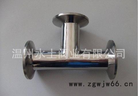 304 316不锈钢卫生级快装卡箍式三通 食品级 内外镜面抛光三通图3