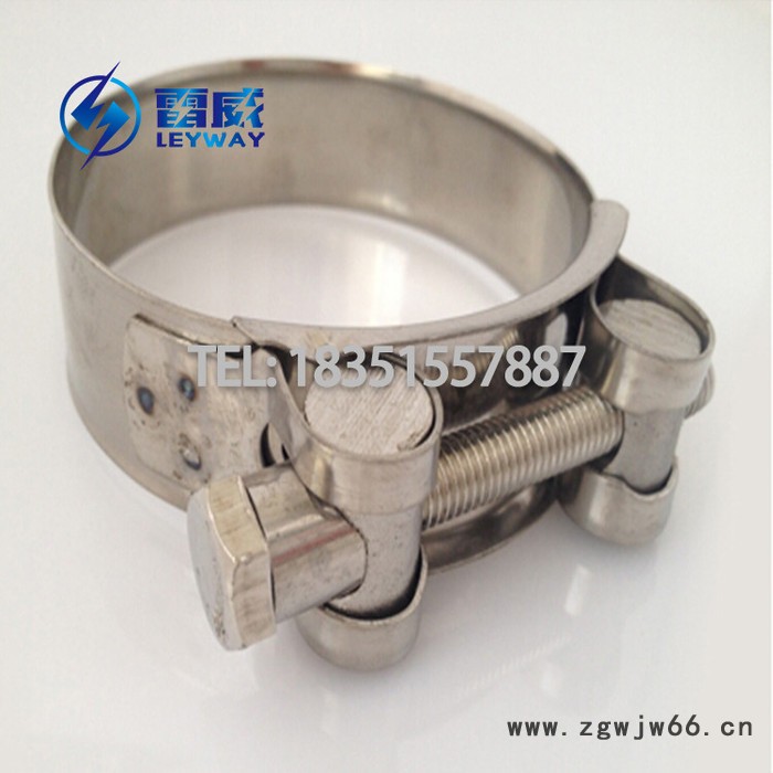 201/304不锈钢强力喉箍  欧式强力卡箍 T型抱箍 管束图5