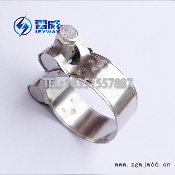 201/304不锈钢强力喉箍  欧式强力卡箍 T型抱箍 管束图3