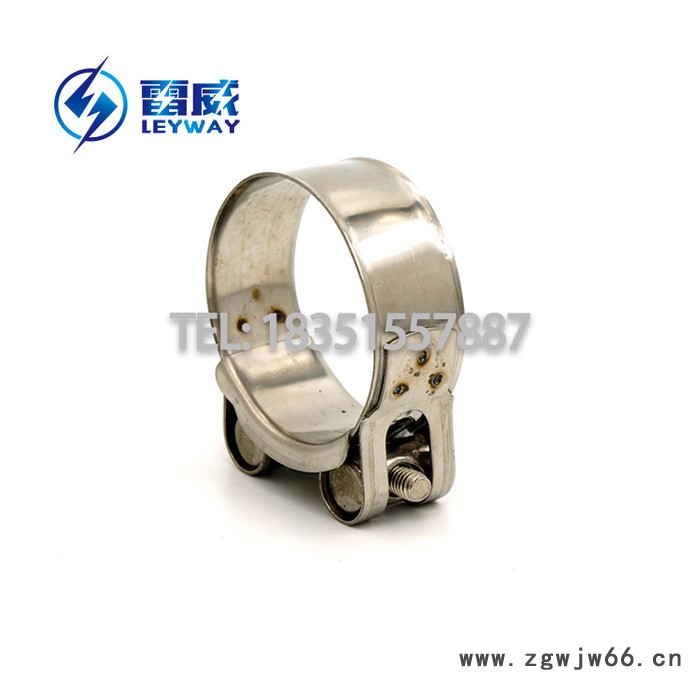 201/304不锈钢强力喉箍  欧式强力卡箍 T型抱箍 管束图7