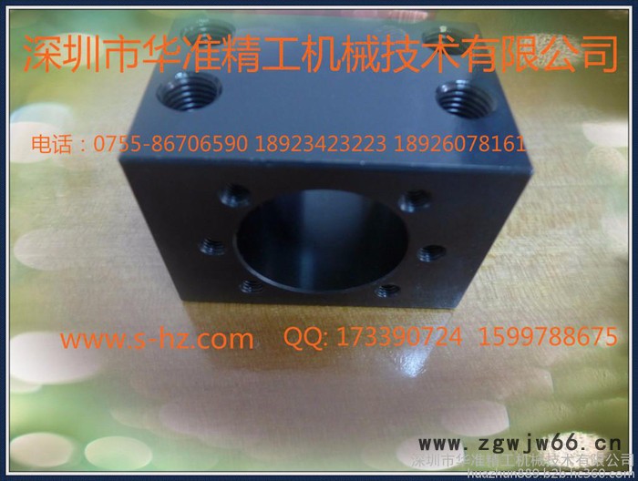 深圳华准滚珠丝杆EF支撑座、滚珠丝杠BK轴承座图2