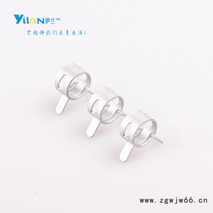 YILAN/伊兰Q673B全规格弹性卡箍水管卡子镀锌抱箍品牌图2