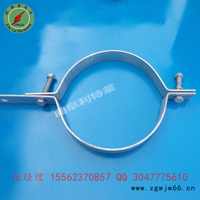 厂家直供BG-100拉线抱箍 电线杆抱箍 卡箍 连接件 多款供选图2
