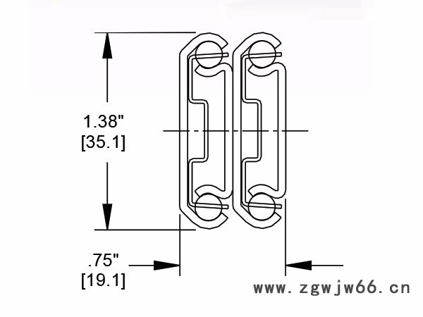 Accuride 雅固拉 305A-LR 中等载荷 三节轨滚珠滑轨 拉出锁定