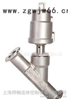 全不锈钢卡箍气动角座阀图2