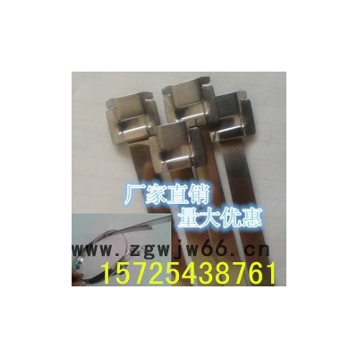 华宇 不锈钢扎带 标示牌紧固抱箍 电力水泥杆标志牌抱箍扎带