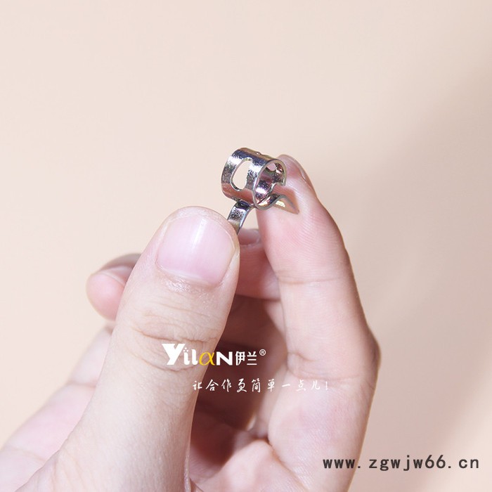 YILAN/伊兰Q673B08钢带弹性卡箍水管卡子镀锌抱箍图4