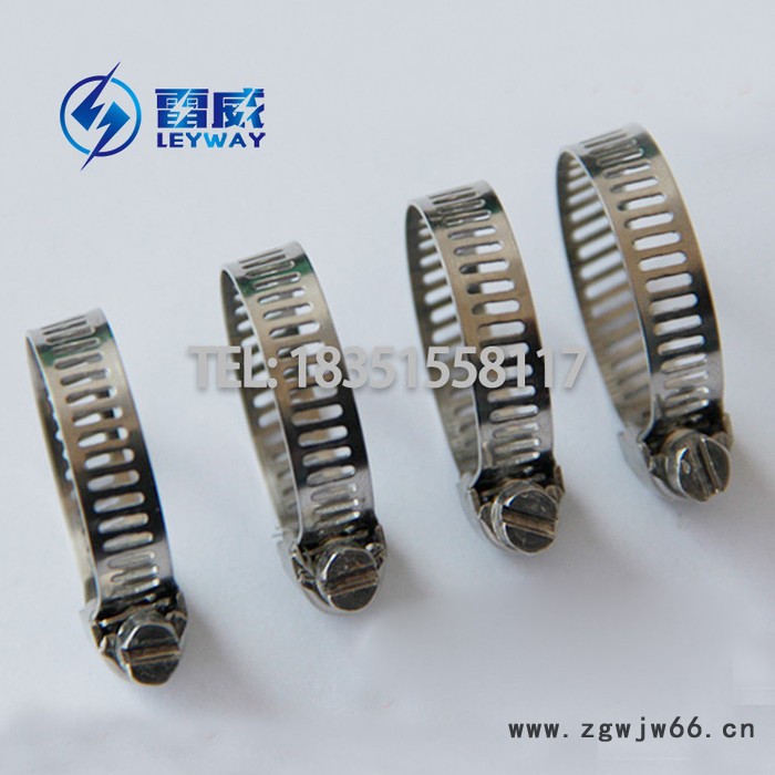 小美，中美，大美式喉箍 304全钢卡箍 201半钢抱箍 不锈钢管箍 洗车水管煤气花园水管卡子 抽带式管束 迷你卡子箍图6