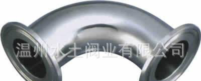 304 316不锈钢卫生级卡箍式快装弯头 内外镜面抛光食品级卫生级图2