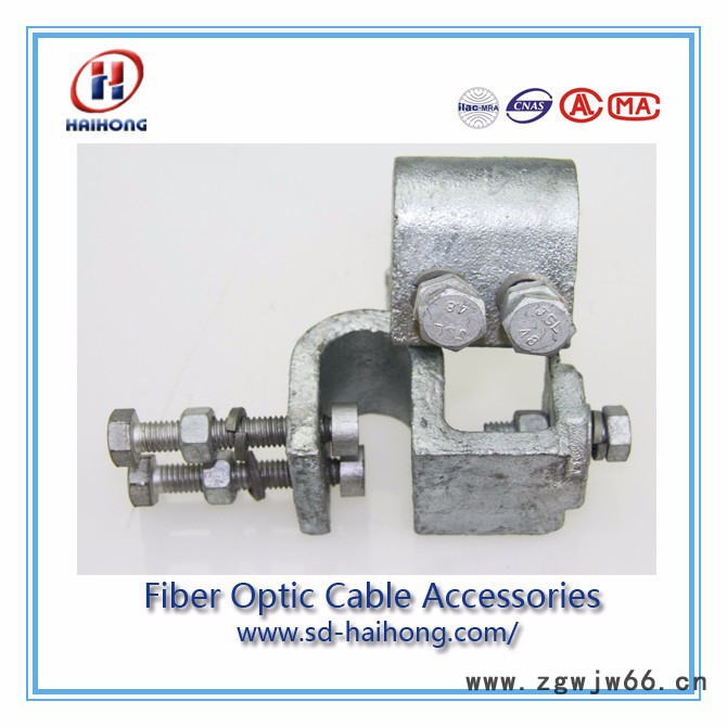 供应四川海虹ADSS OPGW耐张线夹悬垂线夹接头盒接地线抱箍图4