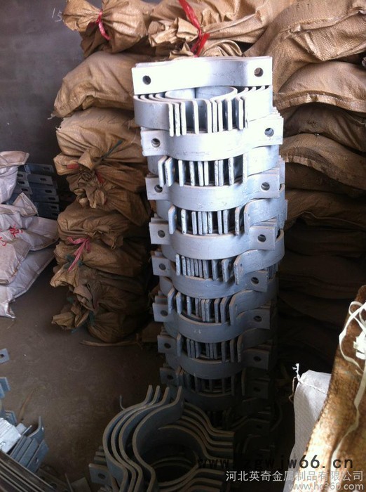 供应英奇40*7*184卡箍 184拉线抱箍  拉线棒 地锚   黄铁线 墙单图3