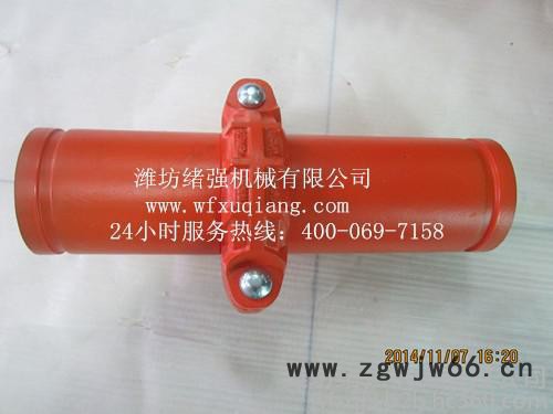 潍坊绪强机械全程服务矿用管道快速接头 煤矿卡箍接头 柔性管卡 供应卡箍式柔性管接头沟槽式快速连接件-图2