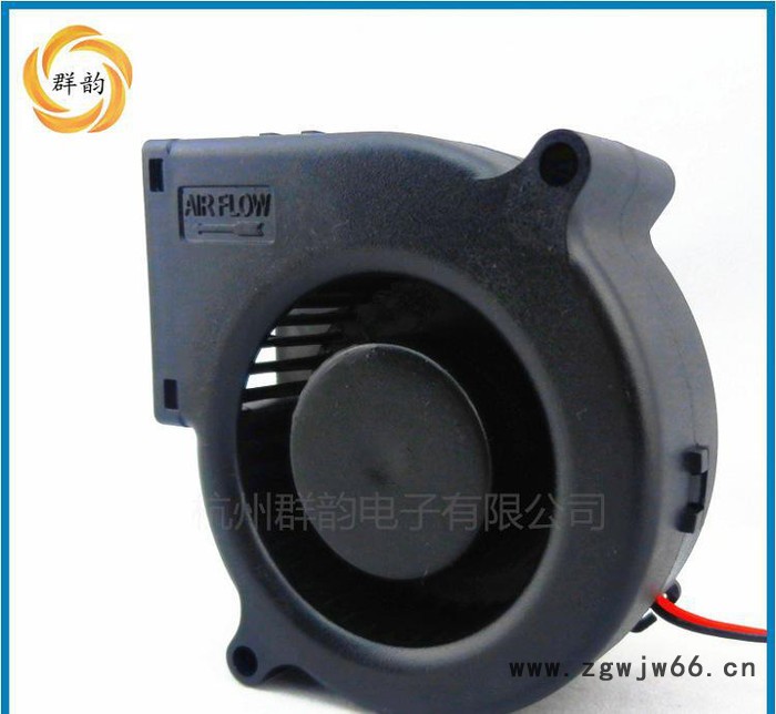 杭州定制滚珠轴承直流鼓风机 DC7530高转速大风量 直流风图2