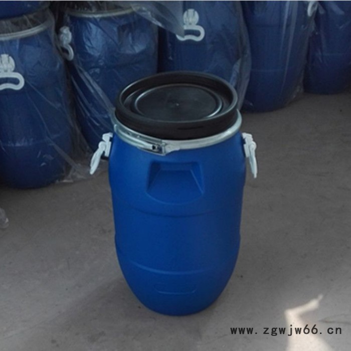 江苏江西山东50升塑料桶耐酸碱50l带抱箍化工桶 50公斤油桶 法兰桶厂家图4