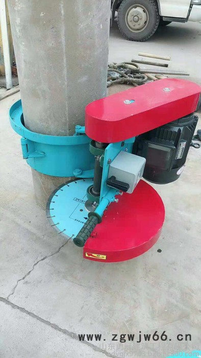 卡箍混凝土桩头切割机 **混凝土空心桩切桩机 抱箍切桩机操作方法 切割混凝土桩头的机器图3