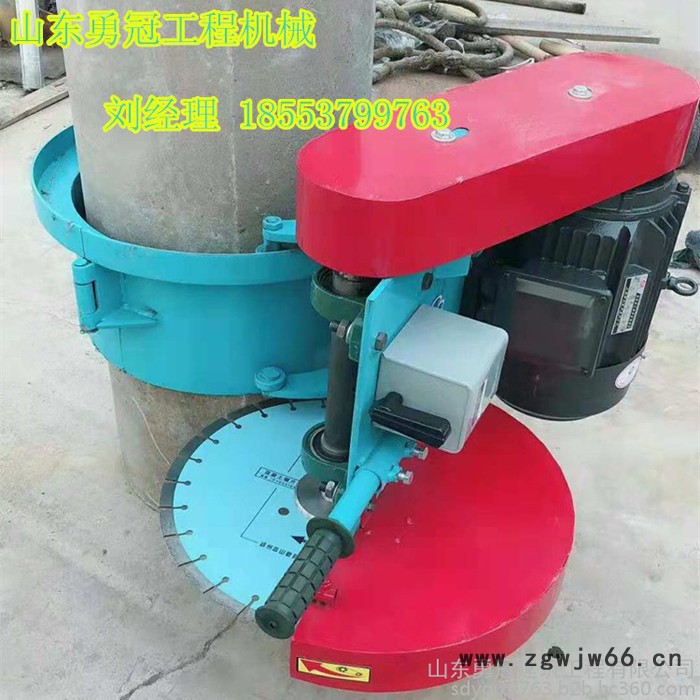 卡箍混凝土桩头切割机 **混凝土空心桩切桩机 抱箍切桩机操作方法 切割混凝土桩头的机器图6