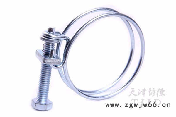 津静德 双钢丝式卡箍**量大从优 不锈钢卡箍