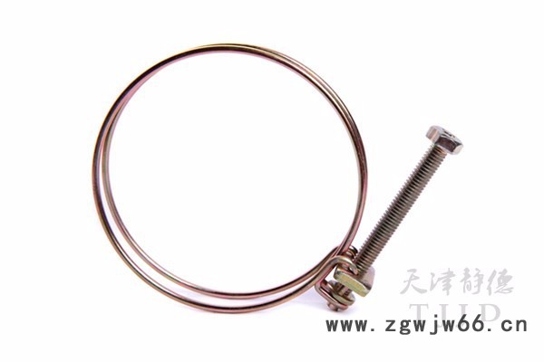 津静德 双钢丝式卡箍**量大从优 不锈钢卡箍图3