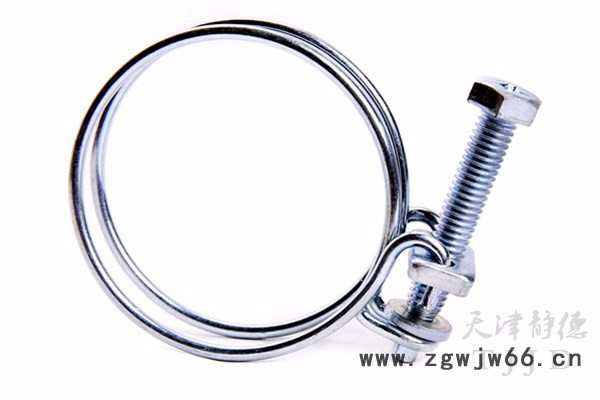 津静德 双钢丝式卡箍**量大从优 不锈钢卡箍图2