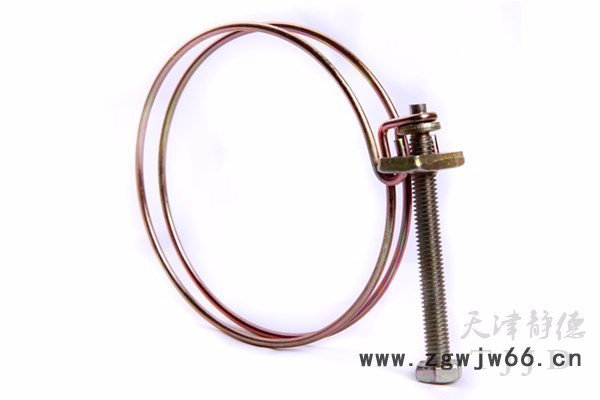 津静德 双钢丝式卡箍**量大从优 不锈钢卡箍图4