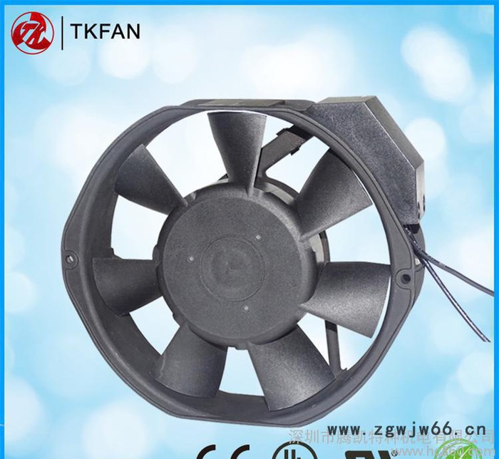 腾凯制造 AC17238交流风机 双滚珠长寿命交流散热风扇 220V图2