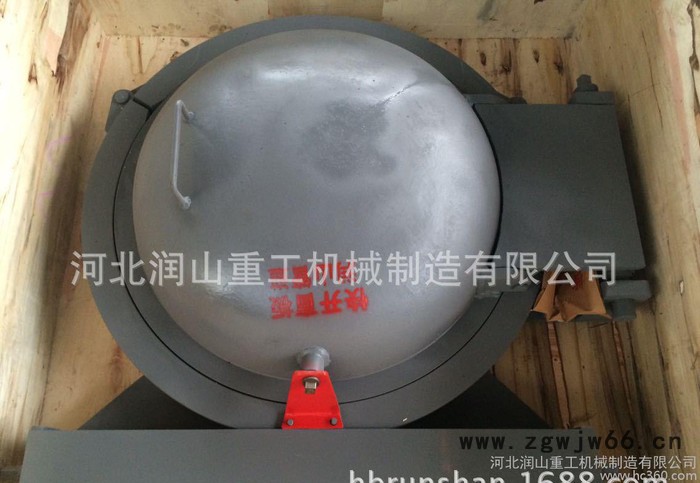 河北润山重工现货大口径DN1600三瓣卡箍式快开盲板材质Q3图2