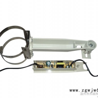 供应全铝 不锈钢抱箍支架 安防支架内置足3A电源