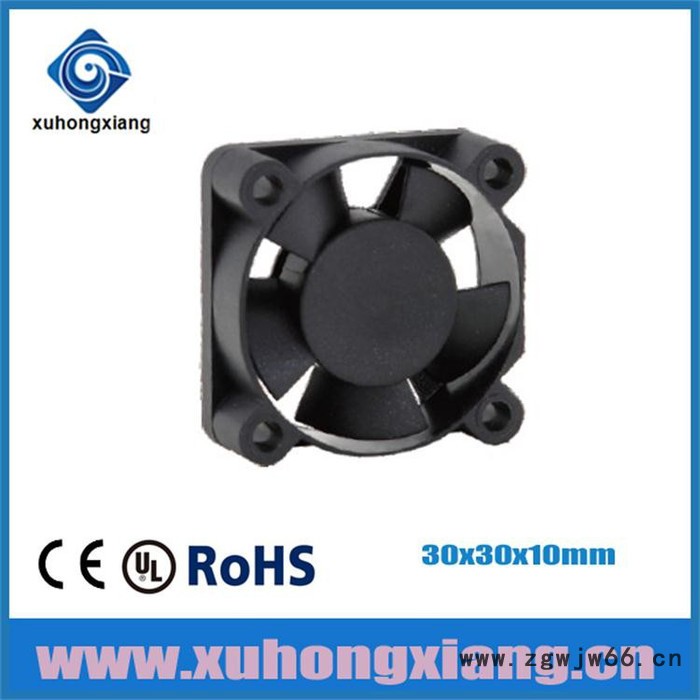 散热风扇厂家OEM直销3010直流 散热风扇防水风扇微型小风扇含油风扇双滚珠风扇图2