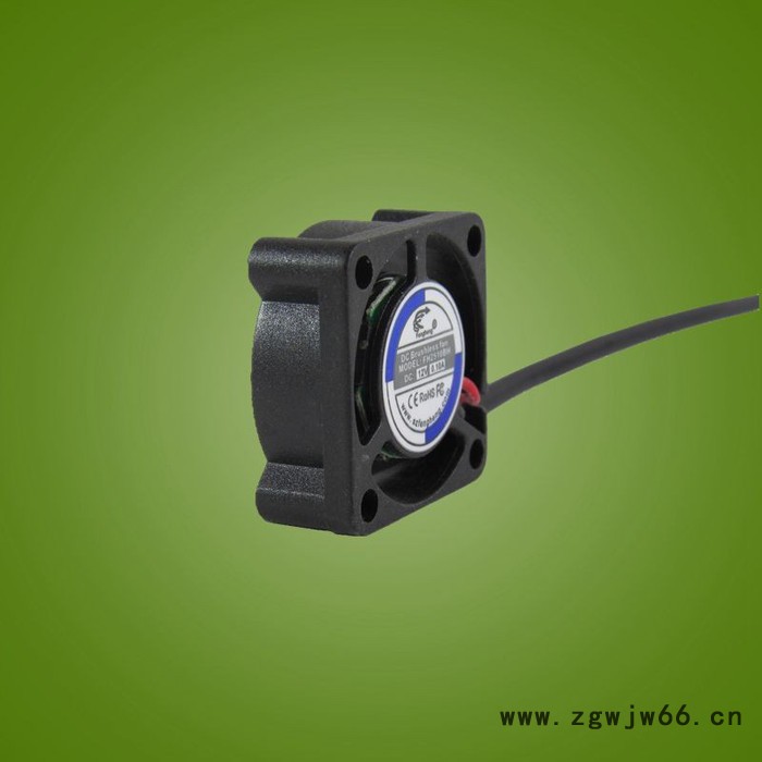 风恒供应2510微型散热风扇 双滚珠风扇，5V12V24V大风量低燥音，寿命长 方框风扇图5