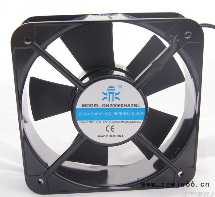 20060滚珠 风机 交流低噪声 交流散热风扇  空气净化器离心风机