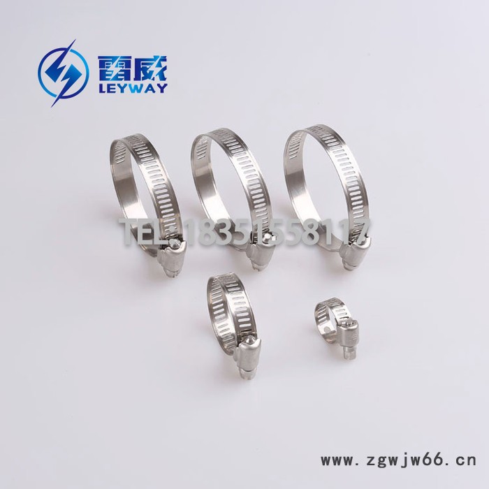 喉箍卡箍不锈钢天然煤气水管道卡抽带式钢丝迷你大小美式 不锈钢半钢喉箍 不锈钢美式喉箍 美式中美卡箍 小美式3分胶管卡子图5