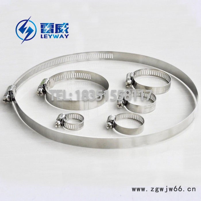 喉箍卡箍不锈钢天然煤气水管道卡抽带式钢丝迷你大小美式 不锈钢半钢喉箍 不锈钢美式喉箍 美式中美卡箍 小美式3分胶管卡子图2