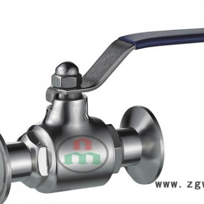 **阀门】不锈钢304 316L 卫生级卡箍式球阀  不锈钢直通球阀