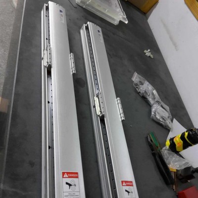 滚珠丝杆定位滑台100mm模组 电动平移台龙门式三轴滑台 模组滑台