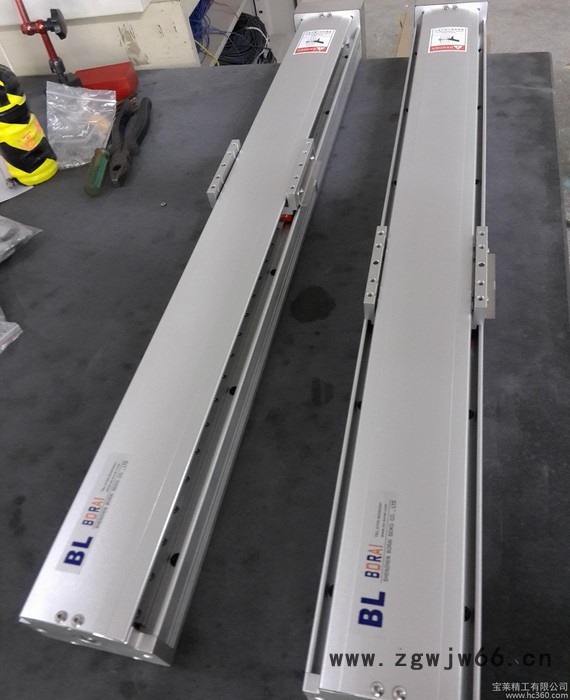 滚珠丝杆定位滑台100mm模组 电动平移台龙门式三轴滑台 模组滑台图2