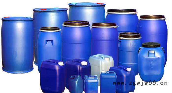 50升抱箍桶 50升塑料圆桶 蓝色塑胶化工桶耐酸碱图2
