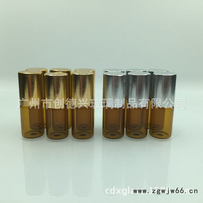 广州创德兴材质3ml茶色小滚珠瓶 超值**走珠瓶 小香水瓶图2