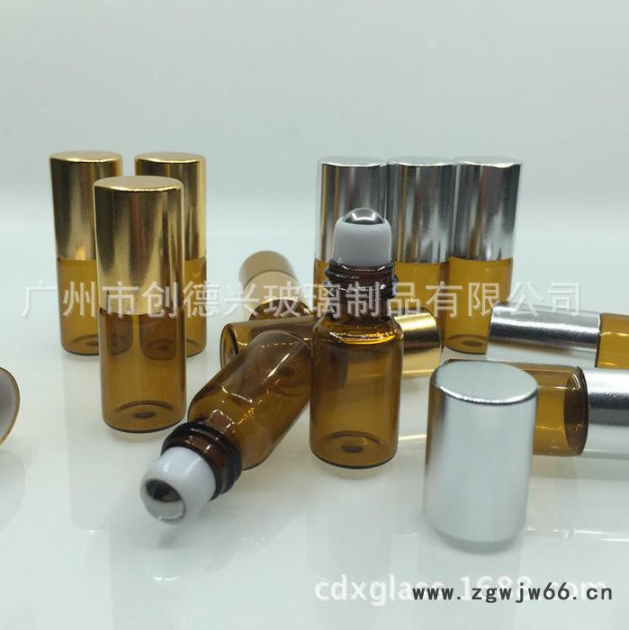 广州创德兴材质3ml茶色小滚珠瓶 超值**走珠瓶 小香水瓶图5