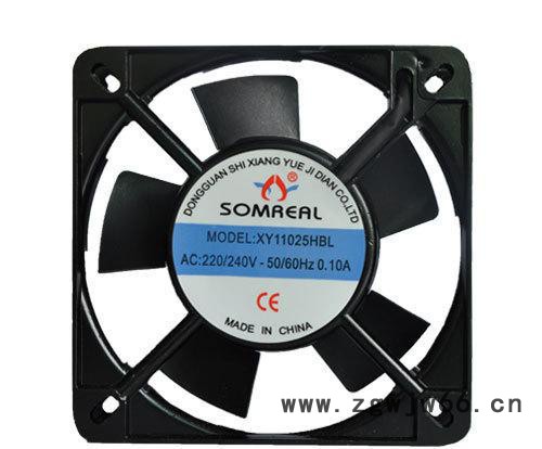 直销XY11025HBL进口双滚珠轴承220V380V交流散热风扇图2