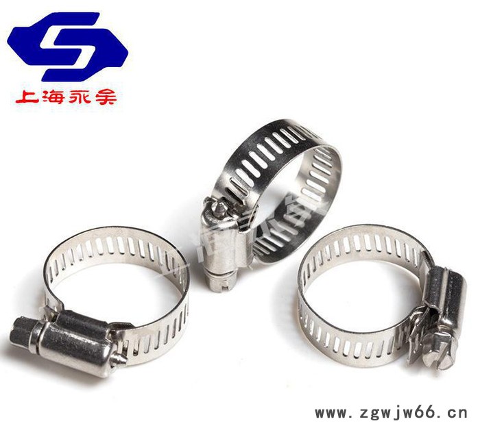 **304美式不锈钢卡箍 不锈钢喉箍 不锈钢扎带图2
