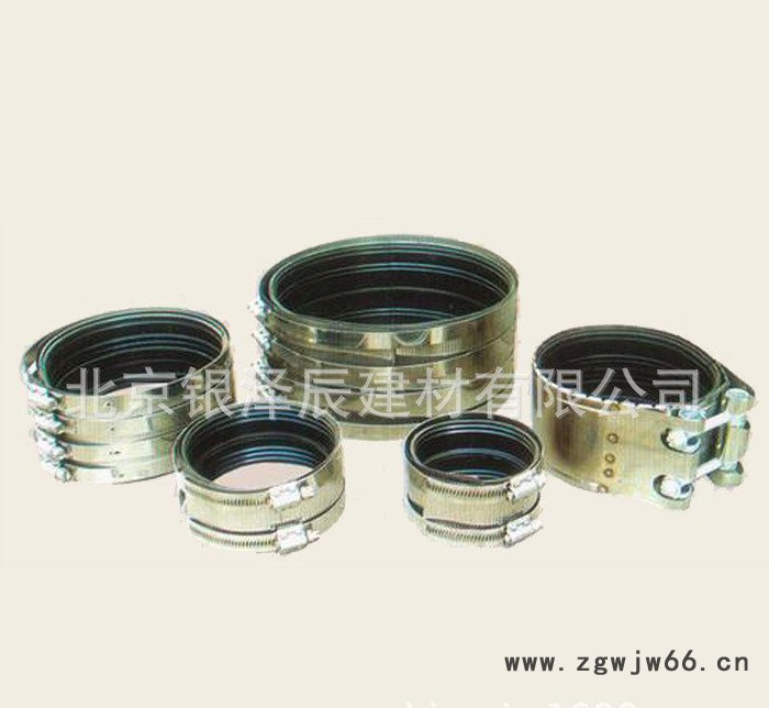 现货 W型柔性铸铁排水管 盲板 卡箍 不锈钢卡箍 零售图2