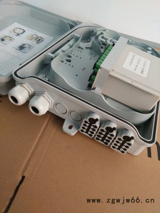 千城科技供应 1分16室外插卡式 16芯插片式光分路箱楼道壁挂用室外壁挂用或是配抱箍室外抱杆用图2