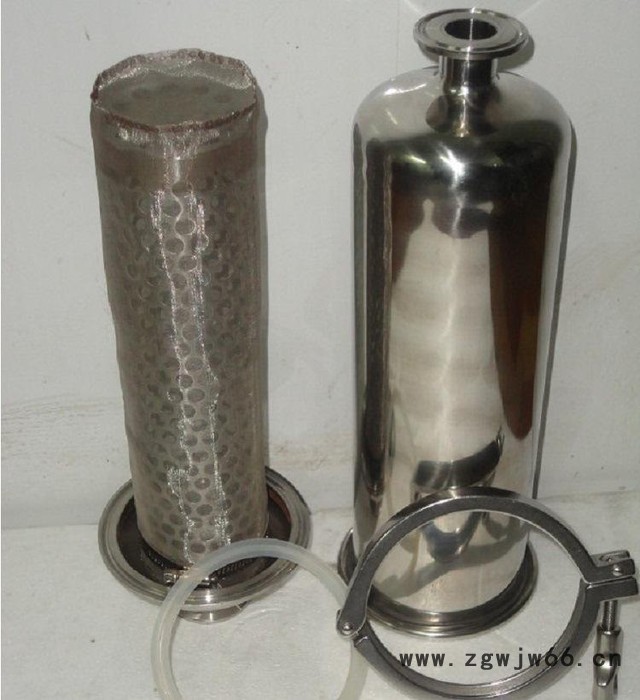 **】不锈钢精密过滤器 卫生级快装卡箍式 管道过滤器图2