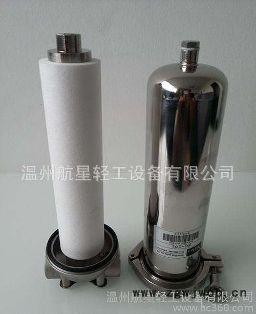 不锈钢单芯过滤器（5寸、10寸、20寸卡箍式单芯滤壳图2