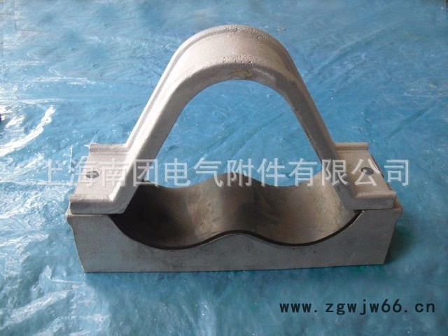 **南团牌铝合金电缆固定夹具 JGW电缆抱箍 直径90-110三芯电缆夹具 高压电力金具 砂型铸造铝合金加工图4