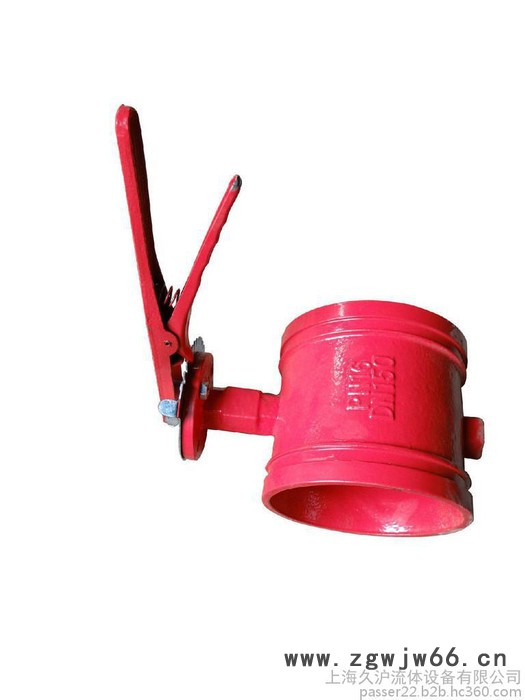 供应上海久沪卡箍式手柄蝶阀|消防管道卡箍式手柄蝶阀|高压卡箍式手柄蝶阀图2
